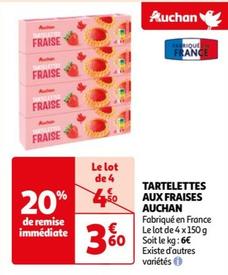 Auchan - Tartelettes Aux Fraises