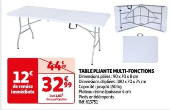 Table Pliante Multi-fonctions