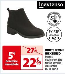 inextenso - boots femme