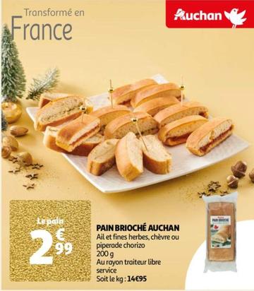 Auchan - Pain Brioche