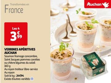 Auchan - Verrines Apéritives