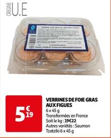 verrines de foie gras aux figues