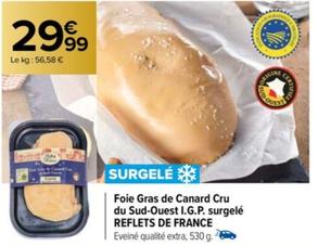 Foie Gras De Canard Cru Du Sud-ouest I.g.p. Surgelé