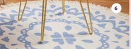 tapis mandalas avec franges