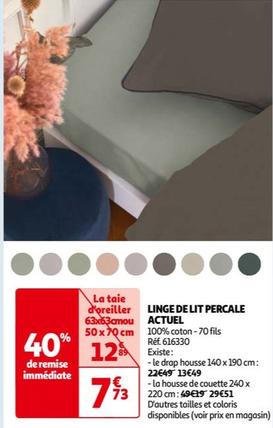 Actuel - Linge De Lit Percale