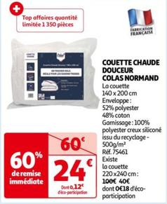 Colas - Couette Chaude Douceur Normand