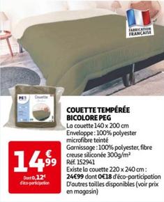 Peg - Couette Tempérée Bicolore