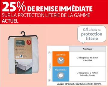 Sur La Protection Literie De La Gamme Actuel