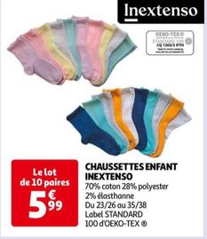 Chaussettes Enfant Inextenso