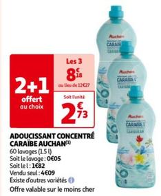 Auchan - Adoucissant Concentré Caraïbe