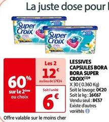 Lessives Capsules Bora Bora Super