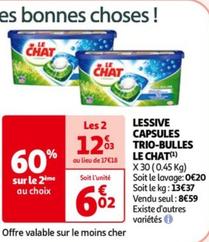 Lessive Capsules Trio-bulles