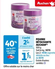 Auchan - Poudre Detachante