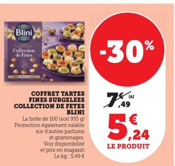 Coffret Tartes Fines Surgelees Collection De Fetes