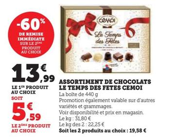 Cemoi - Assortiment De Chocolats Le Temps Des Fetes