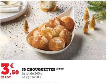 30 Chouquettes