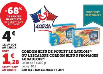Cordon Bleu De Poulet Ou L'escalope Cordon Bleu 3 Fromages