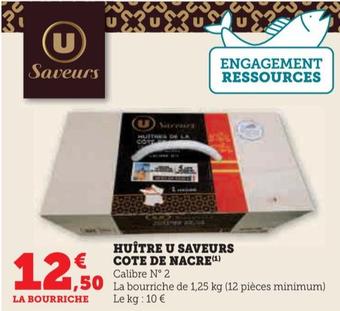 U Saveurs - Huître Cote De Nacre