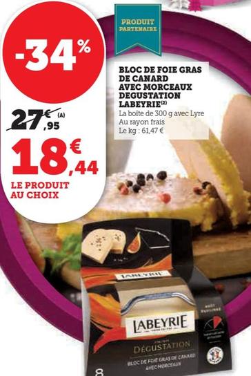 bloc de foie gras de canard avec morceaux degustation