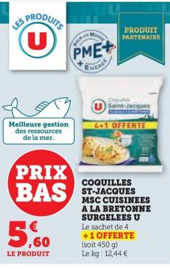 U - Coquilles Msc Cuisinees A La Bretonne Surgelees