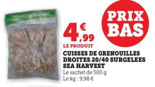 Sea Harvest - Cuisses De Grenouilles Droites 20/40 Surgelees