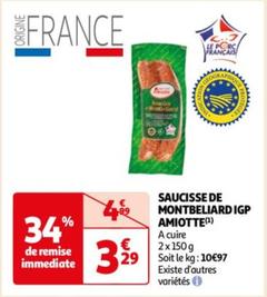 Amiotte - Saucisse De Montbeliard Igp