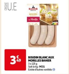 Bahier - Boudin Blanc Aux Morilles