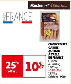 Auchan - Choucroute Garnie