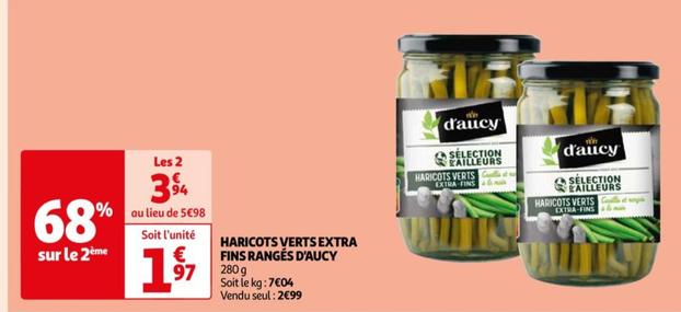 Haricots Verts Extra Fins Rangés
