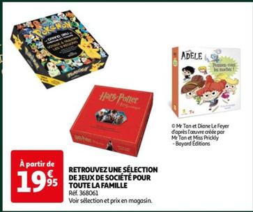 Retrouvez Une Selection De Jeux De Societe Pour Toute La Famille