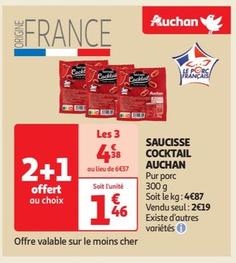 Auchan - Saucisse Cocktail