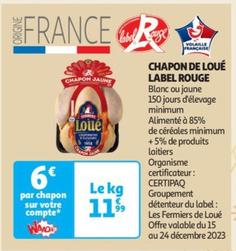 Chapon De Loué Label Rouge