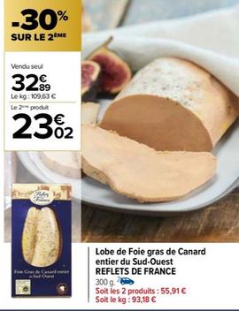lobe de foie gras de canard entier du sud-ouest