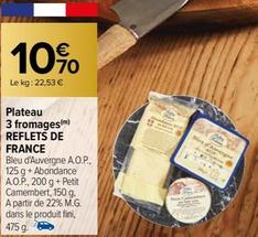 Plateau 3 Fromages(