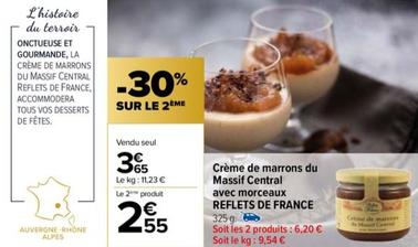 Crème De Marrons Du Massif Central Avec Morceaux