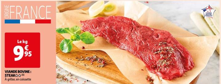 Viande Bovine:steak