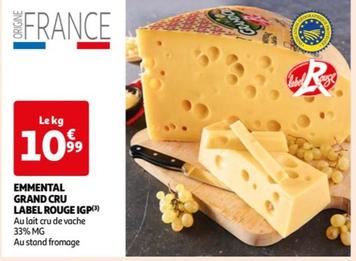 Emmental Grand Cru Label Rouge Igp