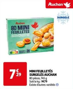 auchan - mini feuilletés surgelés