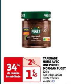 Tapenade Noire Avec Une Pointe D'origan