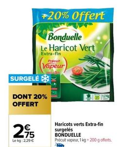 haricots verts surgelés