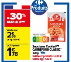 promo  carrefour market : 2,55€