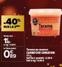 Tarama Au Saumon Sensation