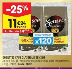 Dosettes Café Classique