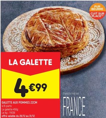 Galette Aux Pommes 22cm