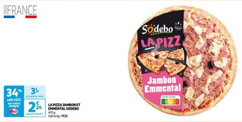 La Pizza Jambon Et Emmental
