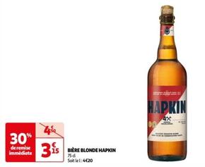 Hapkin - Bière Blonde