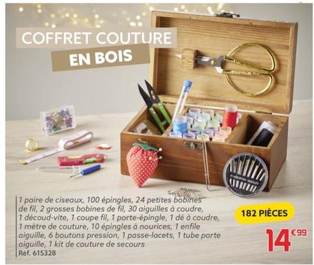 Coffret Couture En Bois