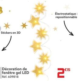 Décoration De Fenêtre Gel Led