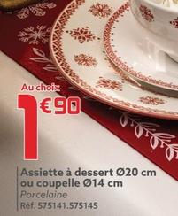 Assiette À Dessert Ou Coupelle