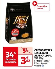 Café Dosettes Grand Arabica